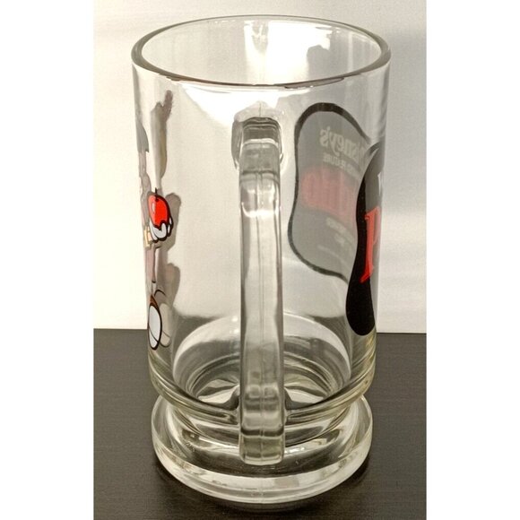 Disneys PINOCCHIO World Premier Clear Glass Mug Cup Collector VINTAGE NEW - Picture 3 of 7